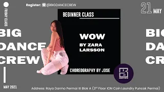 FRIDAY CLASS || BEGINNER CLASS | WOW - ZARRA LARSSON | CHOREO by JOSE