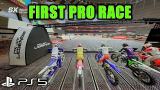 My First Ever PRO RACE on MX vs ATV LEGENDS (INSANE PACE!)