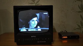 Цифровое эфирное телевидение на черно-белом Верас 23wt-410