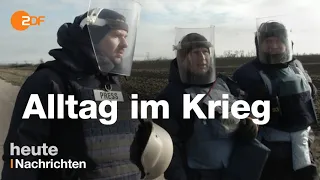 Minen und Angst: Spuren des Krieges in der Ostukraine