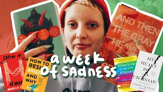 a sad & necessary reading vlog