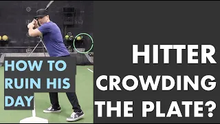How to Pitch to a Hitter Who is Crowding the Plate