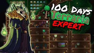 I Spent 100 Days In Terraria EXPERT Mode and Here's What Happened