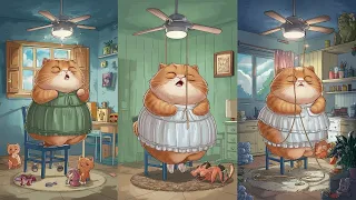 Poor fat girl🥺 Motivational story #cat #ai #cute #shorts #motivation #catlover