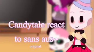 [Candytale  react to sans ] UNDERTALE AU | MURFY✨~ ORIGINAL