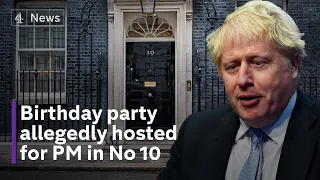 Birthday party allegedly hosted for PM at No 10 during lockdown