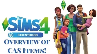 Sims 4 Parenthood FIRST LOOK: CAS Items