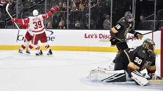 Dylan Larkin sets up Anthony Mantha for OT winner