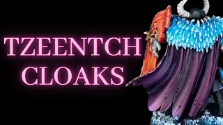 How to paint a Tzeentch Cloak