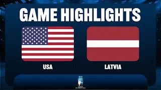 USA vs. Latvia - 2019 IIHF Ice Hockey U18 World Championship