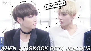 When Jungkook Gets Protective And Jealous (vkook/kookv/taekook)