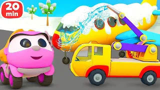 Lea's flight was canceled! Animation and cartoons for babies. Lea the Truck & vehicles for kids