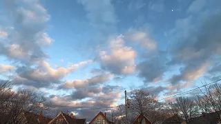 Afternoon sky on 1/21/21 (time-lapse)