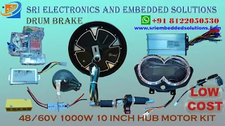 48/60v 1000w E bike Hub motor for Scooty -Vendeo- English@SRI Electronics and Embedded solutions-CBE