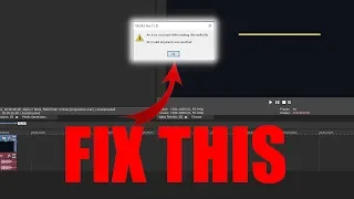 HOW TO FIX VEGAS PRO 15 RENDER ERROR"AN ERROR OCCURED WHILE CREATING THE MEDIA FILE"