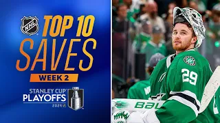 NHL Top 10 Saves from Week 2 | 2024 Stanley Cup Playoffs