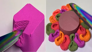 Very Satisfying and Relaxing Compilation 49* Kinetic Sand ASMR*