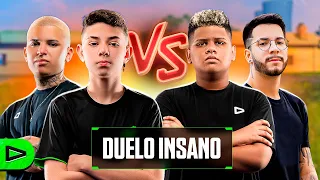 INSANO!! THURZIN E ELTIN vs LZINN E MITO NA LOUD FREE FIRE!!