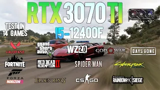 RTX 3070 Ti + i5 12400F : Test in 14 Games - RTX 3070 Ti 2023 Gaming