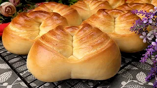 TWINS rolls – airy dough, fluffy and soft! Everyone will be amazed!