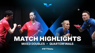 E. Lebesson/Y. Jia Nan vs L. Pistej/Balazova Barbora | WTT Contender Doha 2021 | XD | QF Highlights