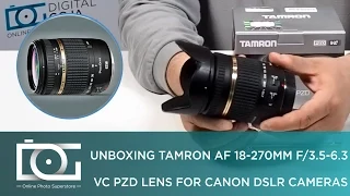 TAMRON AF 18-270mm f/3.5-6.3 Di II VC PZD Lens for CANON DSLR Cameras | REVIEW