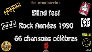 Blind test rock années 90 : 66 chansons célèbres (avec réponses) !