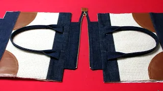 DIY안입는 스웨터 절대 버리지 마세요! 이 가방 보시면 깜짝 놀라십니다!/Don't throw away an old sweater.It can be a "luxury bag"