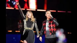 Robbie Williams & Taylor Swift  - Angels (Live  Stadium Tour - HQ Audio Remaster)