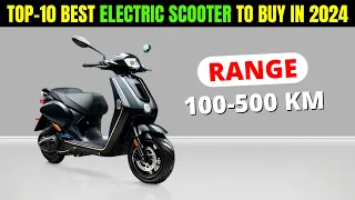 TOP 10🔥BEST ELECTRIC SCOOTERS IN INDIA 2024 | Price, Range, Review | ELECTRIC SCOOTER 2024