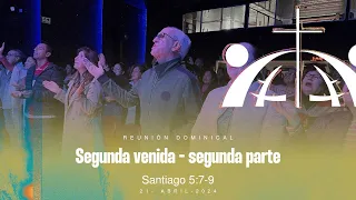 Segunda venida de Cristo (segunda parte) | Santiago 5:7-9 | Abril 21, 2024