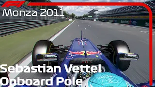 Sebastian Vettel's Onboard Pole in Monza 2011 | #f1