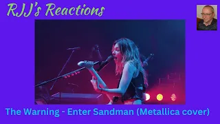 Reaction to The Warning - Enter Sandman  (Metallica cover)