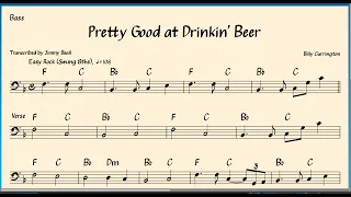 Pretty Good at Drinkin' Beer - Bass Chart | Free Download