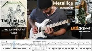 Metallica The Shortest Straw Kirk Hammett Guitar Solo With TAB