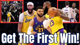 Lakers Must Get First Win!