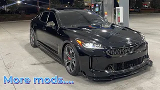 Kia Stinger gets new mod and more |MUST WATCH| also pulls with a Q50