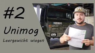 Unimog 1300L Camper #2 - Was wiegt ein Bundeswehr-Unimog? × LUKAS-4WD