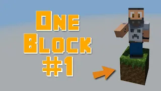 One Block Minecraft - Installation et Jeu