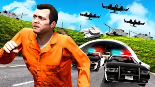 GTA 5 - 75,000 STAR WANTED LEVEL! (Can We Escape?)