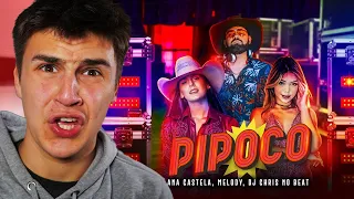 Ana Castela - Pipoco ft. MELODY OFICIAL e DJ Chris no Beat (Clipe Oficial) |🇬🇧UK Reaction