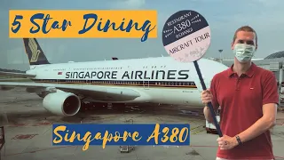 Singapore Airlines A380 Restaurant | Business Class Meal in the World's Five-Star Airline