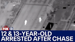 12 & 13-year-old boys arrested for armed carjacking after police chase