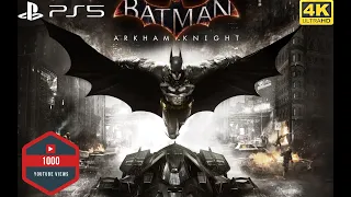 BATMAN ARKHAM KNIGHT PS5 Gameplay 4K 60FPS HDR No Commentary Walkthrough Part 1