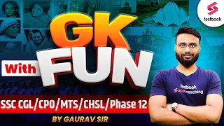 SSC MTS GK With Fun | General Awareness | GK GS For SSC MTS 2024 By Gaurav Sir