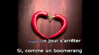 Comme un Boomerang  "karaoké "gainsbourg