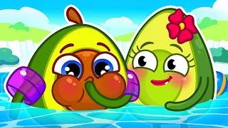 Swimming for the First Time Song🏊‍♀️💦II VocaVoca🥑 Kids Songs And Nursery Rhymes