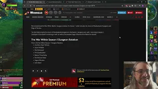 My Thoughts on The War Within Season 1 Dungeon Rotation and more...