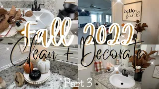 2022 FALL CLEAN AND DECORATE WITH ME | FALL CLEANING | SPEED CLEANING | FALL DECOR IDEAS |