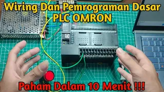 Wiring Dan Program Dasar PLC Omron CP1E | Jago dan Mahir PLC dalam 10 Menit